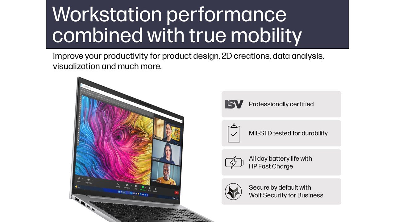 HP ZBook 8 G1i 35.6 cm (14) Mobile Workstation PC, Silver Nvidia